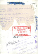 Nuremberg trials: goering - Vintage Photograph