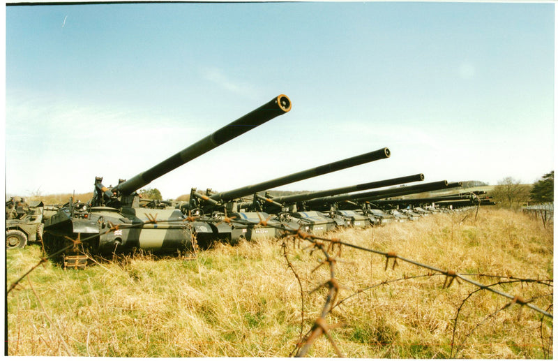 army vehicles and equipment - Vintage Photograph