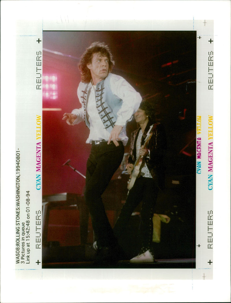 Mick Jagger. - Vintage Photograph