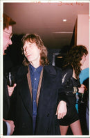 Mick Jagger with Marie Helvin. - Vintage Photograph