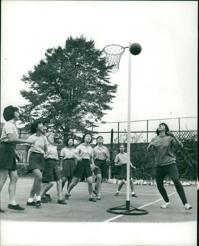 Netball And Basketball - Vintage Photograph