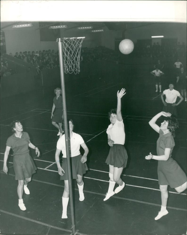 Netball And Basketball - Vintage Photograph