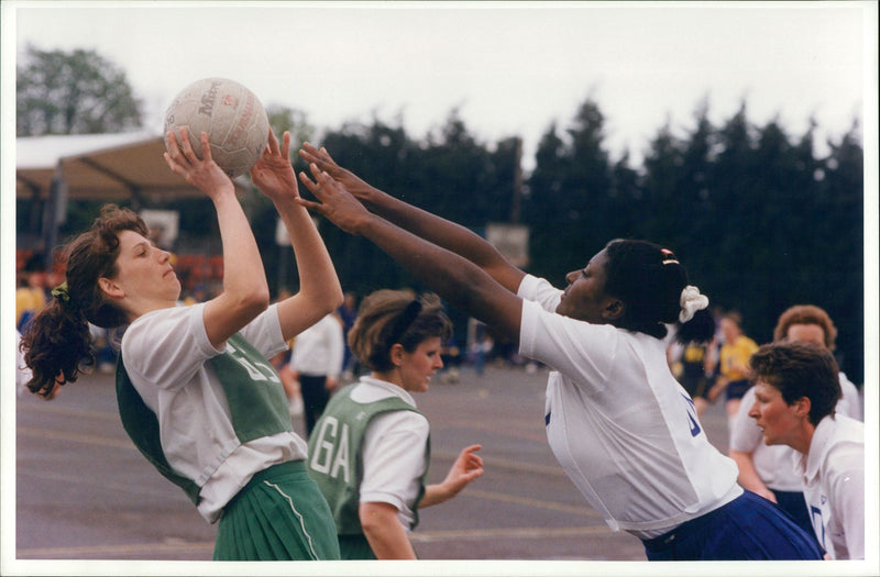 Netball And Basketball - Vintage Photograph