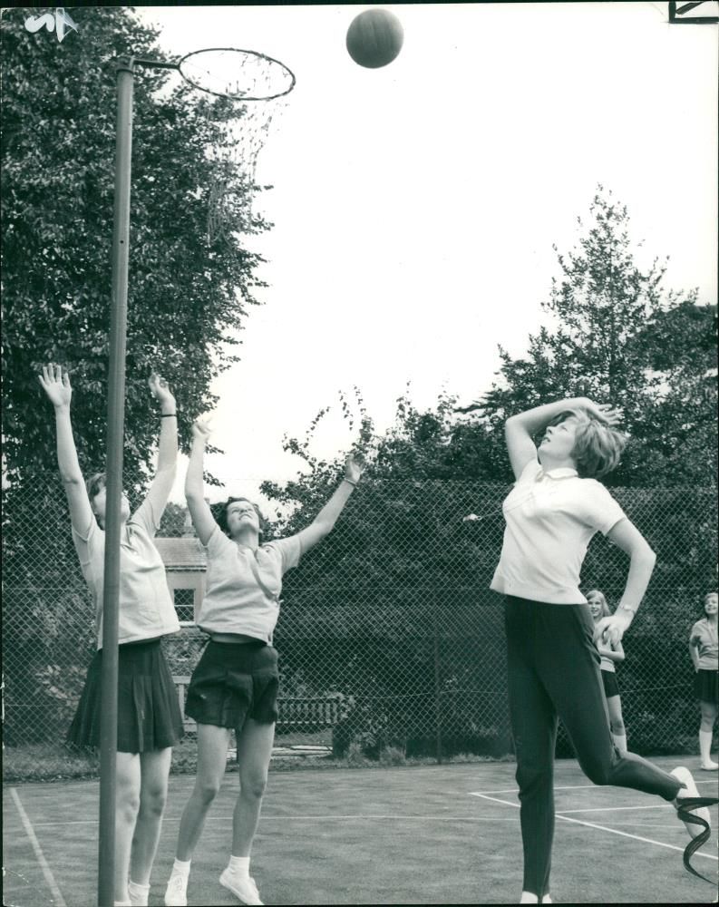 Netball And Basketball - Vintage Photograph