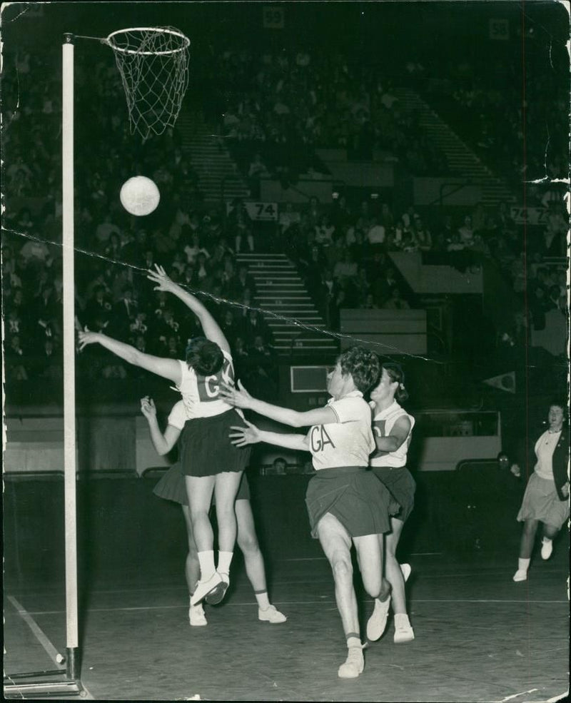 Netball And Basketball - Vintage Photograph