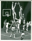 nick burns with his team mates - Vintage Photograph