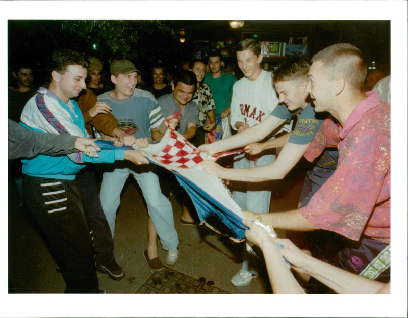 yugoslavia Basketball - Vintage Photograph