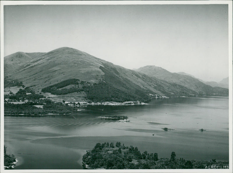 Loch Lomond Loch in Scotland - Vintage Photograph