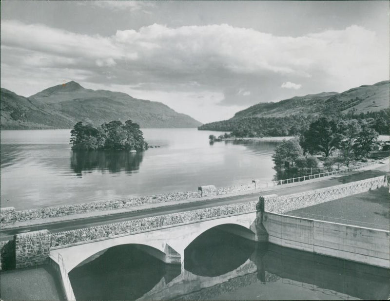Loch Lomond Loch in Scotland - Vintage Photograph