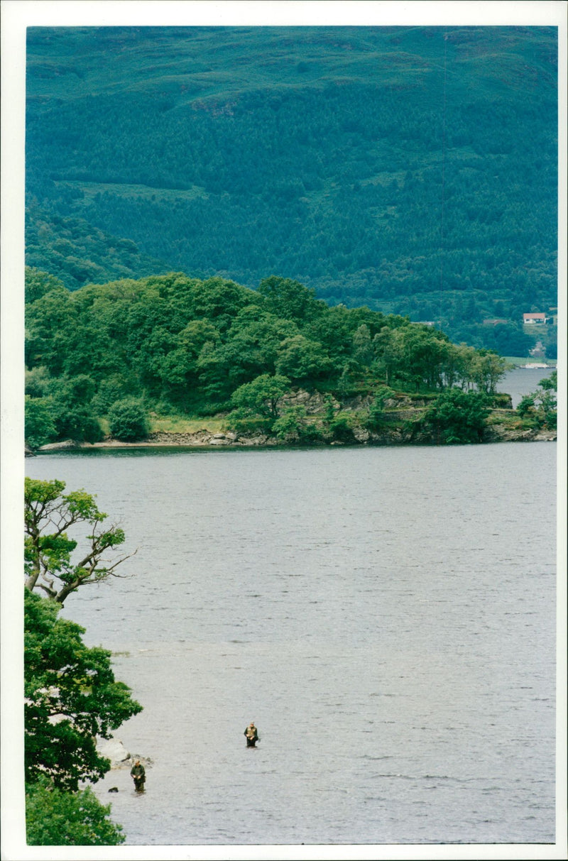 Loch Lomond Loch in Scotland - Vintage Photograph