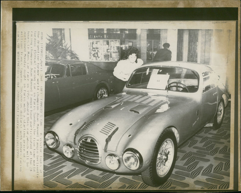 Juan Manuel Fangio - Vintage Photograph