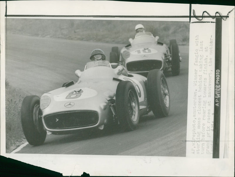 Juan Manuel Fangio - Vintage Photograph