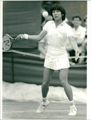 Tennis player Hiroko Mochizuki - Vintage Photograph