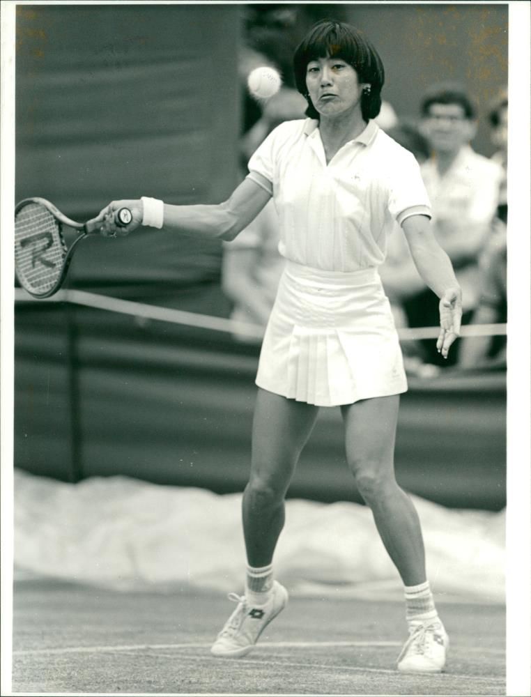 Tennis player Hiroko Mochizuki - Vintage Photograph