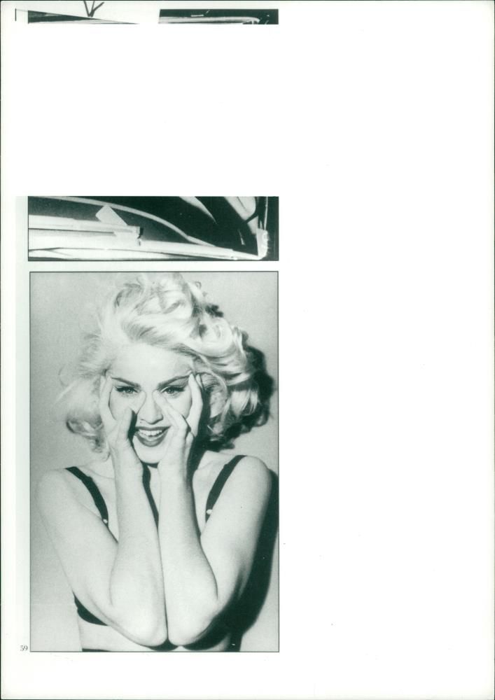 Madonna American singer-songwriter. - Vintage Photograph