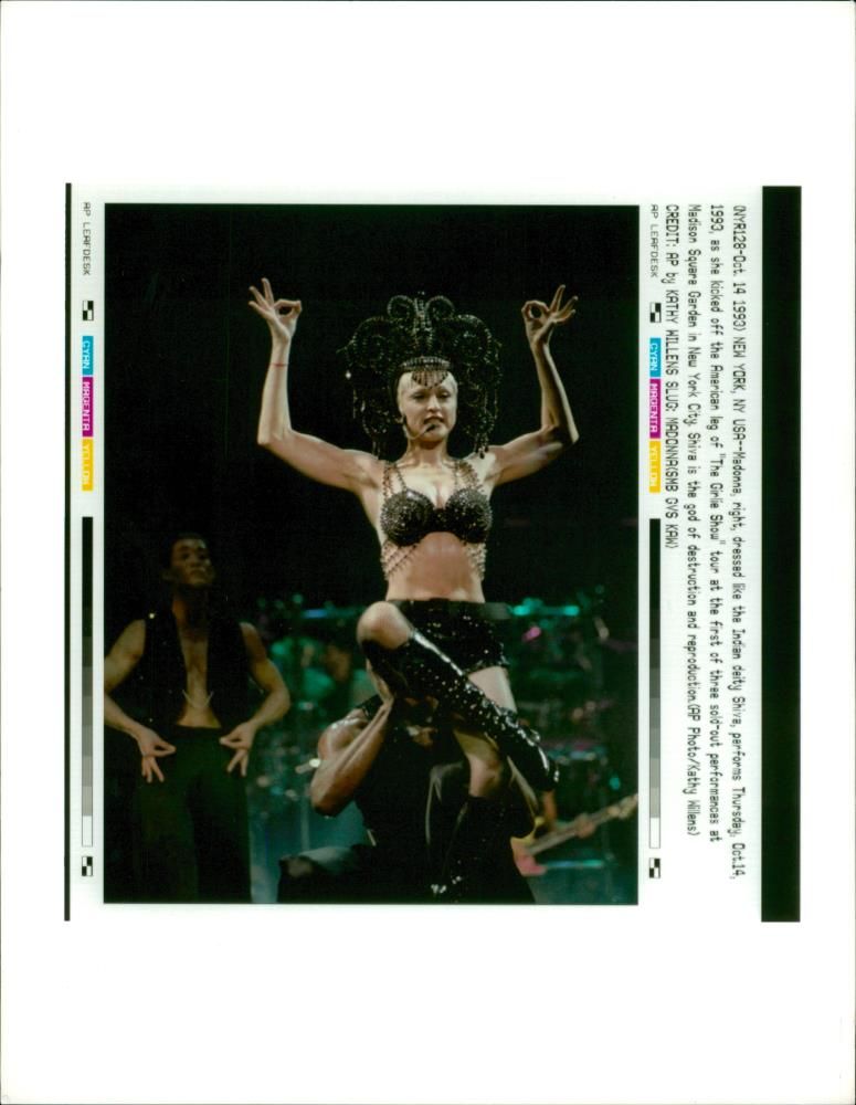 Madonna American singer-songwriter. - Vintage Photograph