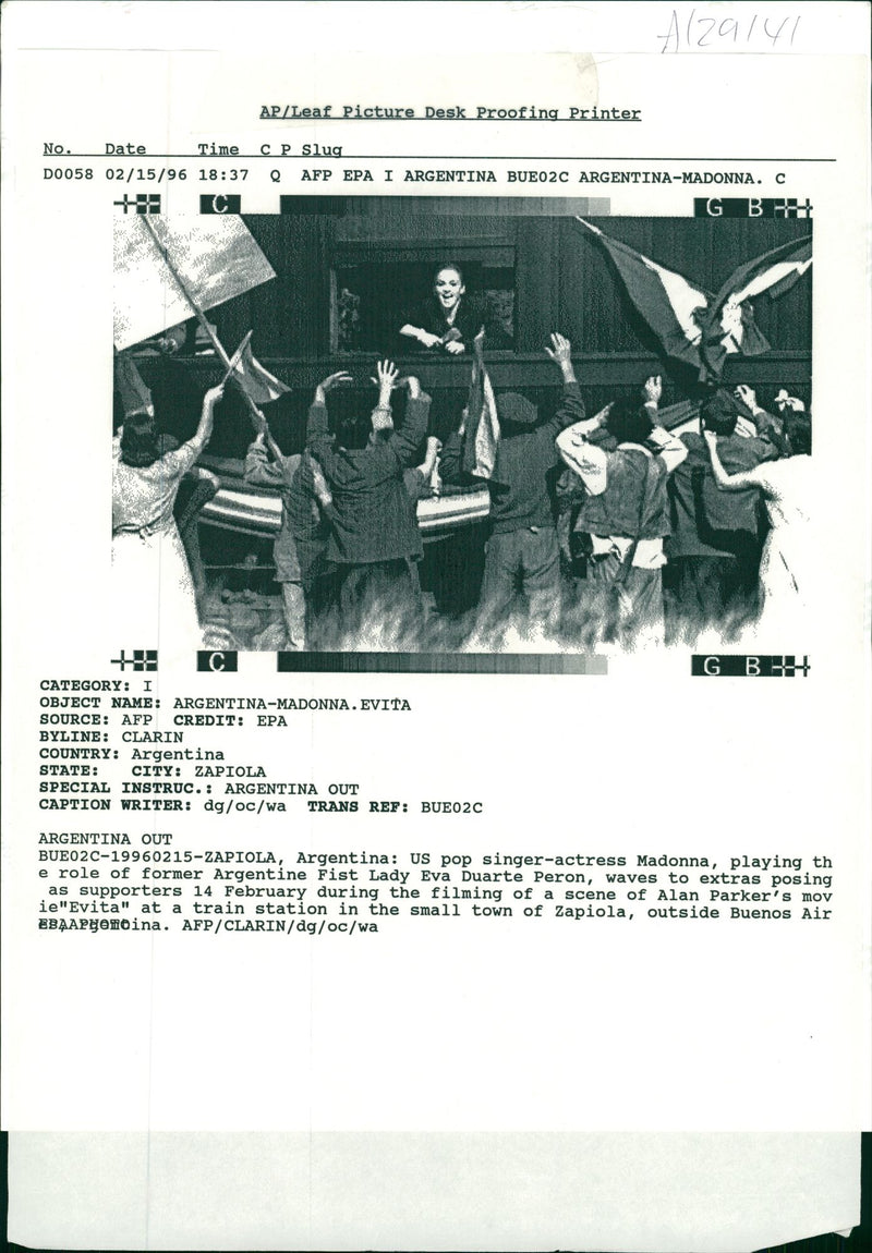 Madonna American singer-songwriter. - Vintage Photograph