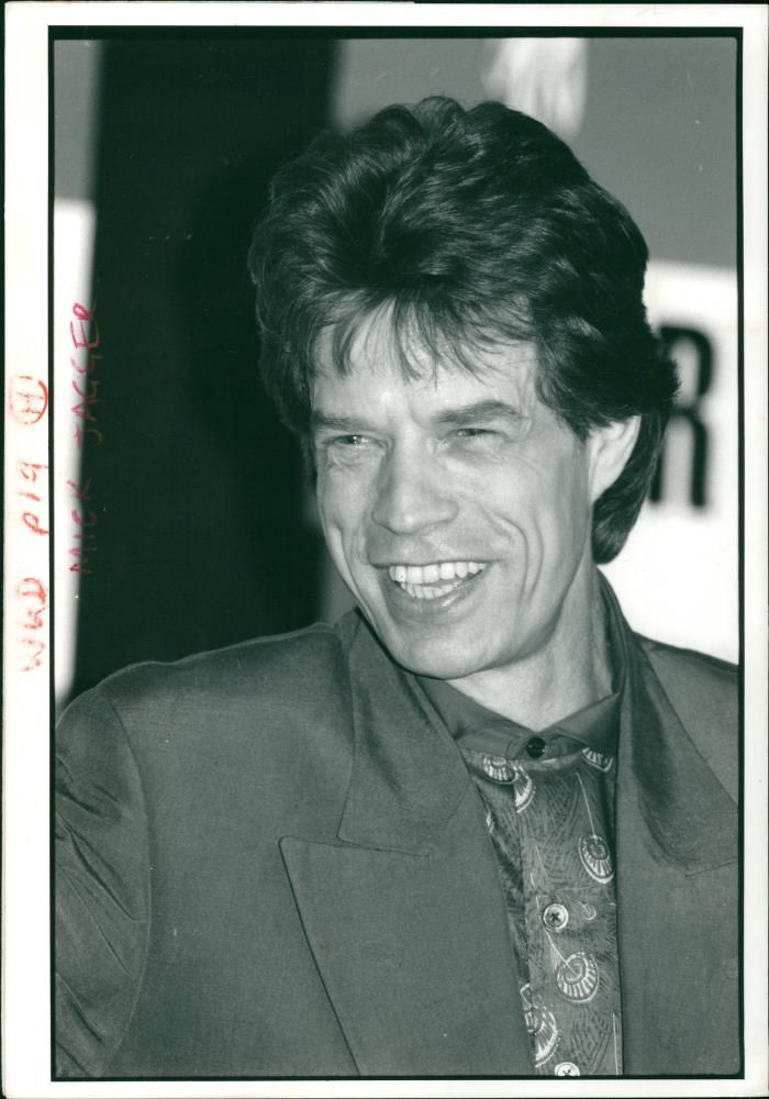 Mike Jagger. - Vintage Photograph