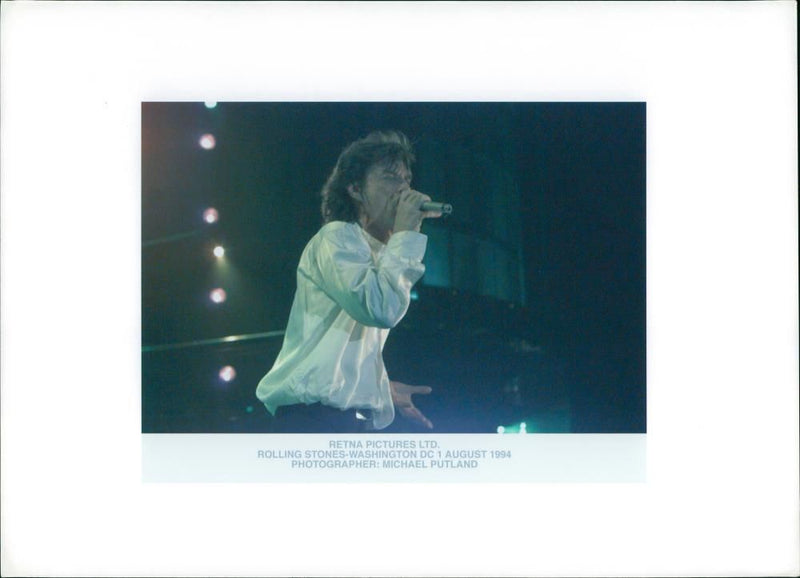 Mike Jagger. - Vintage Photograph