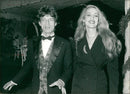 Mike Jagger and Jerry Hall. - Vintage Photograph