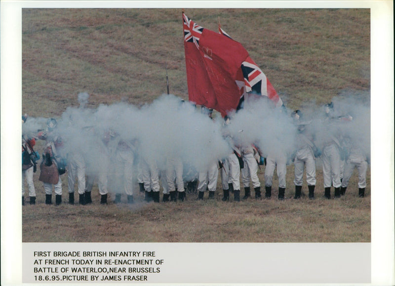 Battle of Waterloo - Vintage Photograph