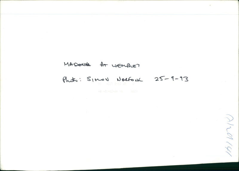 Madonna American singer-songwriter - Vintage Photograph