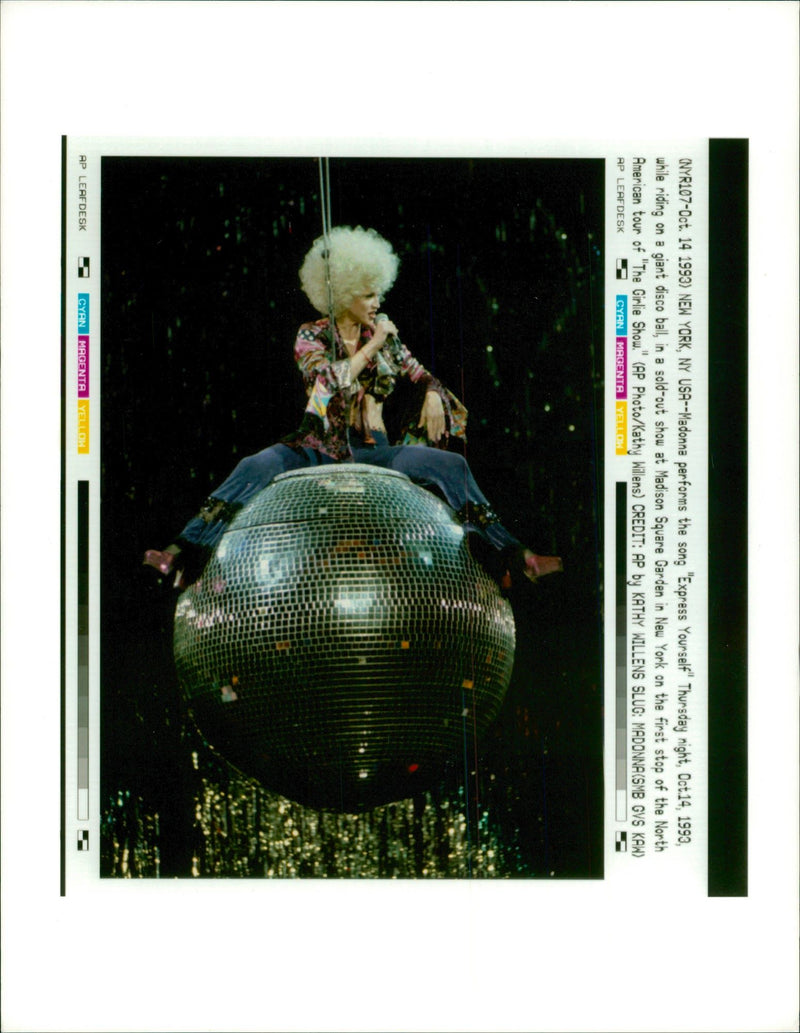 Madonna American singer-songwriter. - Vintage Photograph