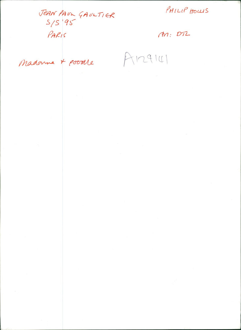 Madonna American singer-songwriter. - Vintage Photograph