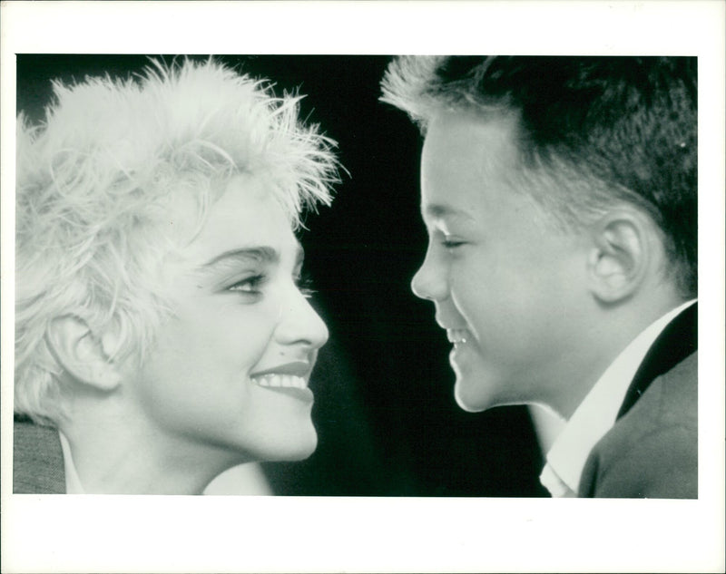 Madonna with Felix Barker - Vintage Photograph