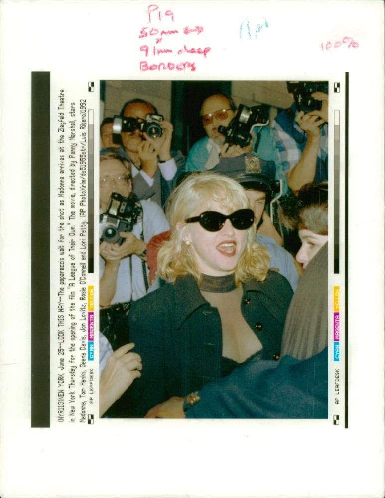 Madonna American singer-songwriter. - Vintage Photograph
