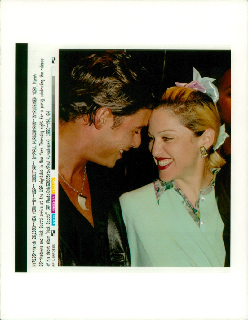 Madonna American singer-songwriter. - Vintage Photograph