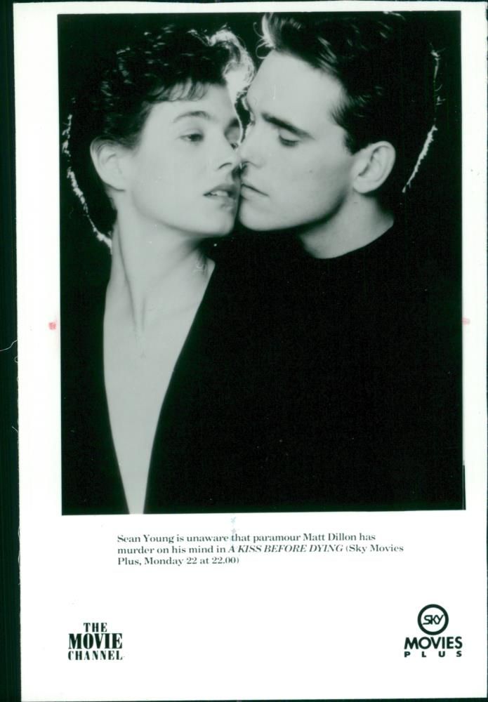 Sean Young and Matt Dilon - Vintage Photograph