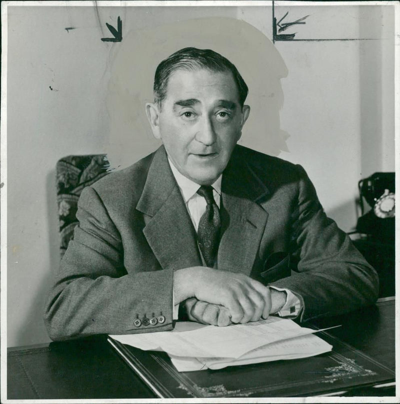 Simon Marks, 1st Baron Marks of Broughton. - Vintage Photograph