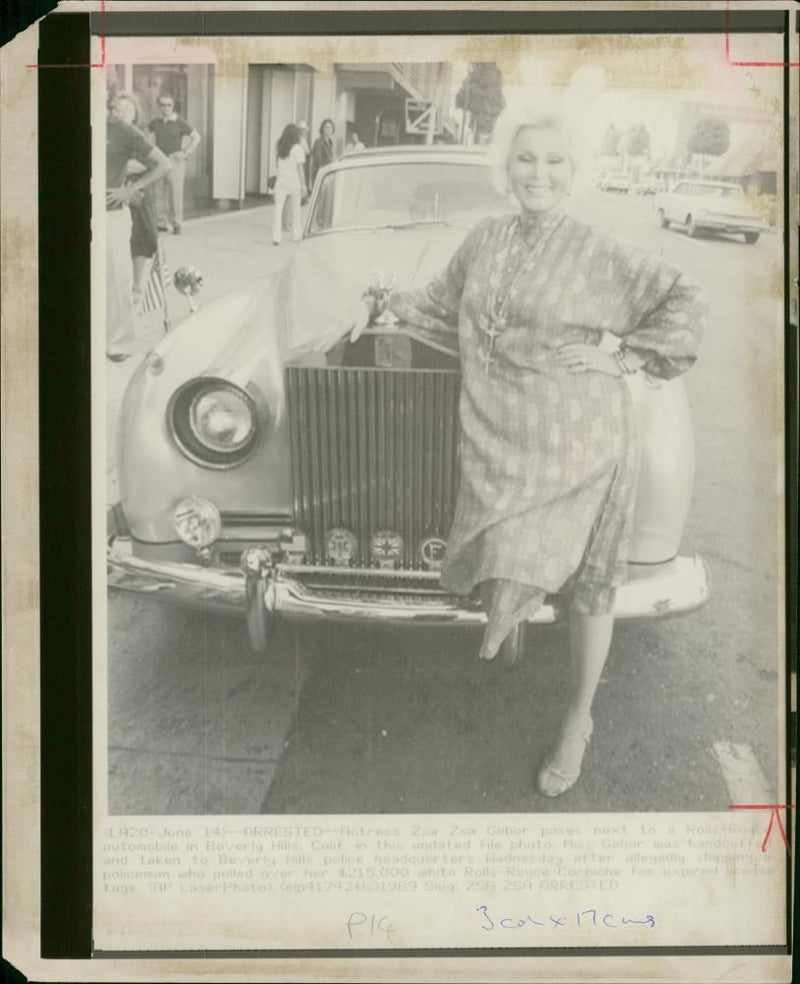 Zsa Zsa Gabor - Vintage Photograph