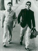 dustin hoffman and tom cruise - Vintage Photograph