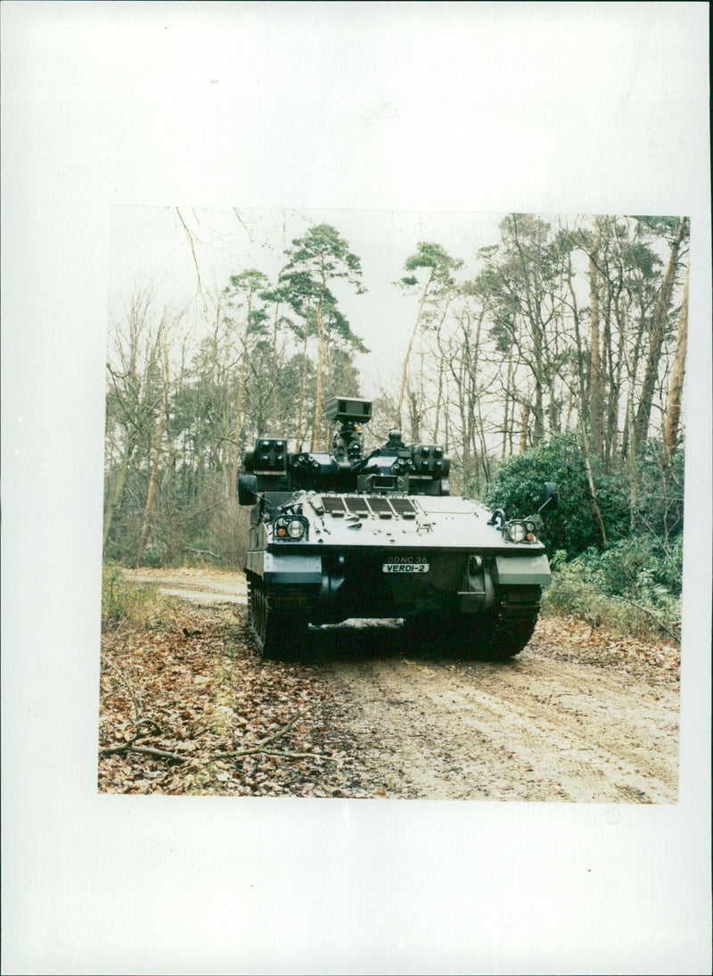 Verdi-2 with its anti-tank and anti-aircraft missiles. - Vintage Photograph