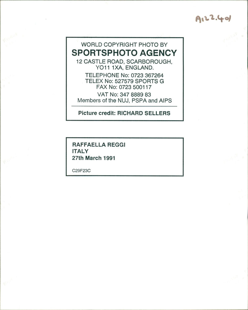 Rafaella Reggi - Vintage Photograph