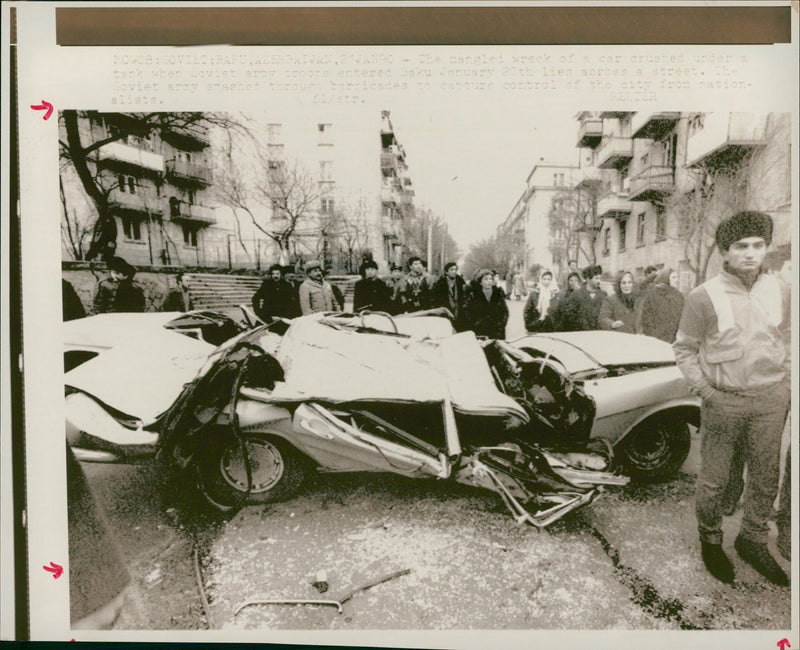 russia azerbaijan war - Vintage Photograph