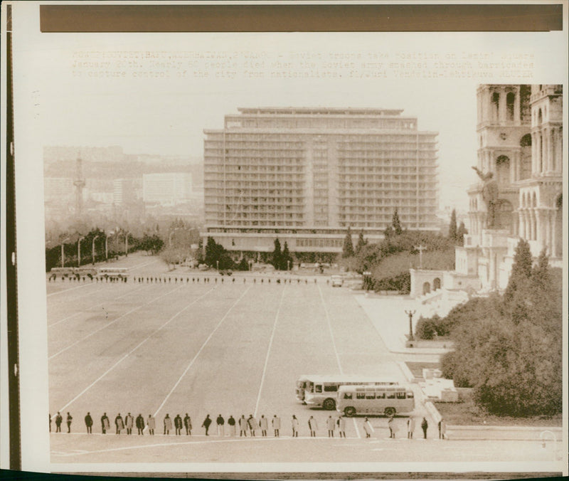 russia azerbaijan war - Vintage Photograph