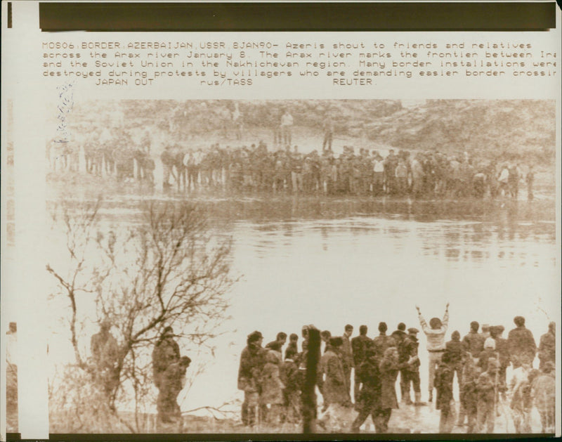 russia azerbaijan war - Vintage Photograph