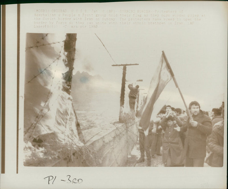 russia azerbaijan war - Vintage Photograph