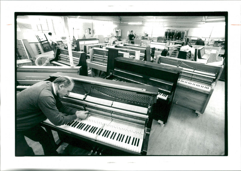 Piano Musical instrument - Vintage Photograph