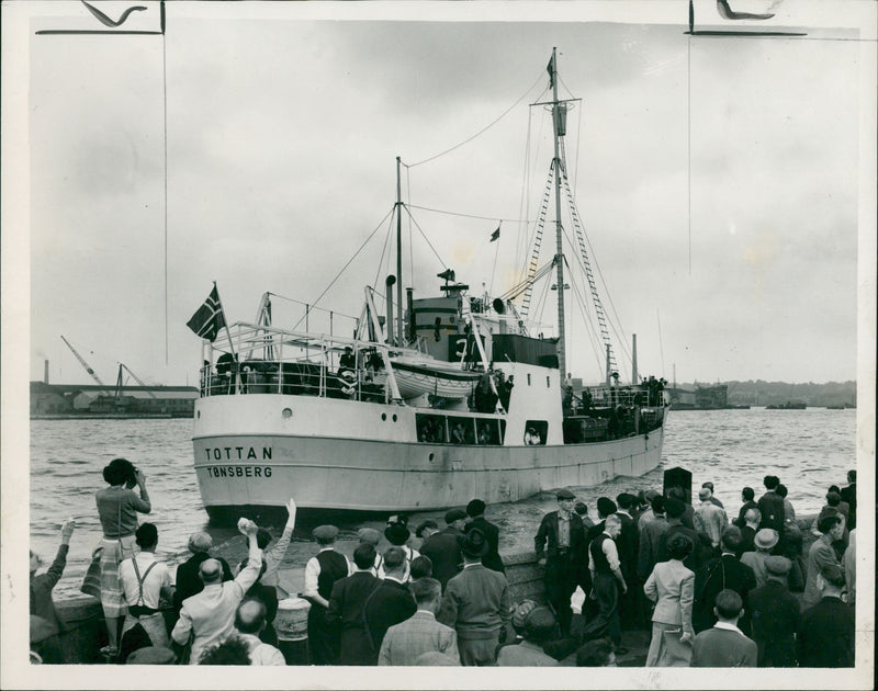 British Expedition Sails - Vintage Photograph