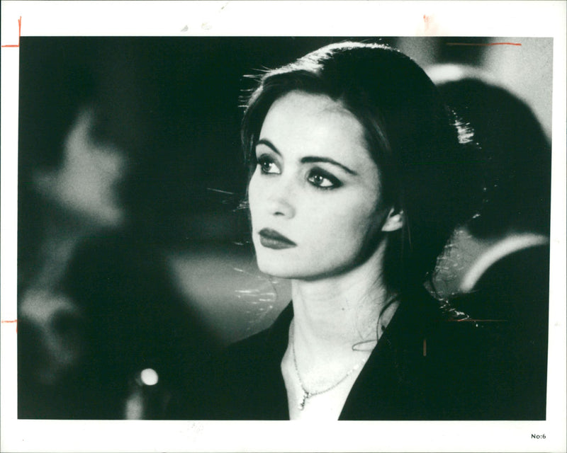 Emmanuelle BÃ©art French film actress. - Vintage Photograph