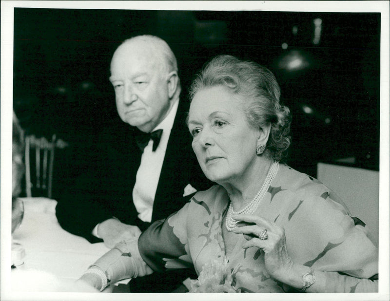 Thomas Baron and Lady Thomas. - Vintage Photograph