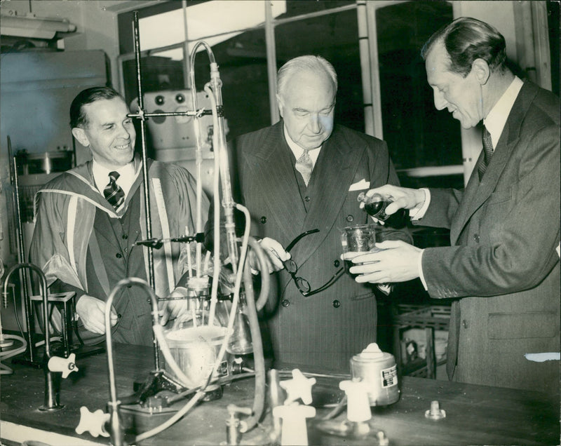 Thomas Baron with Mr. Lloyd. - Vintage Photograph