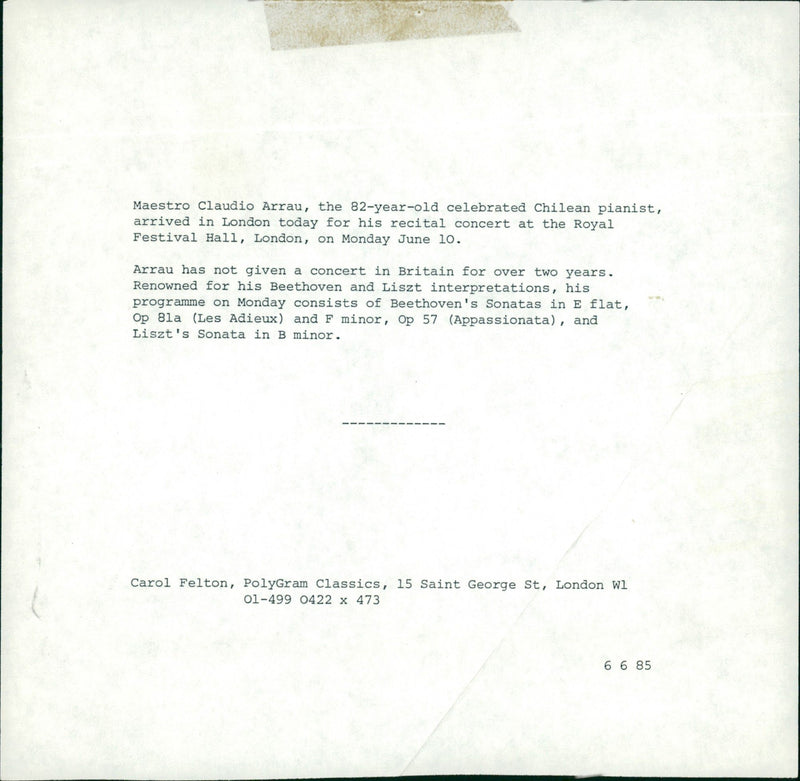 Ian Jewel Musical artist. - Vintage Photograph