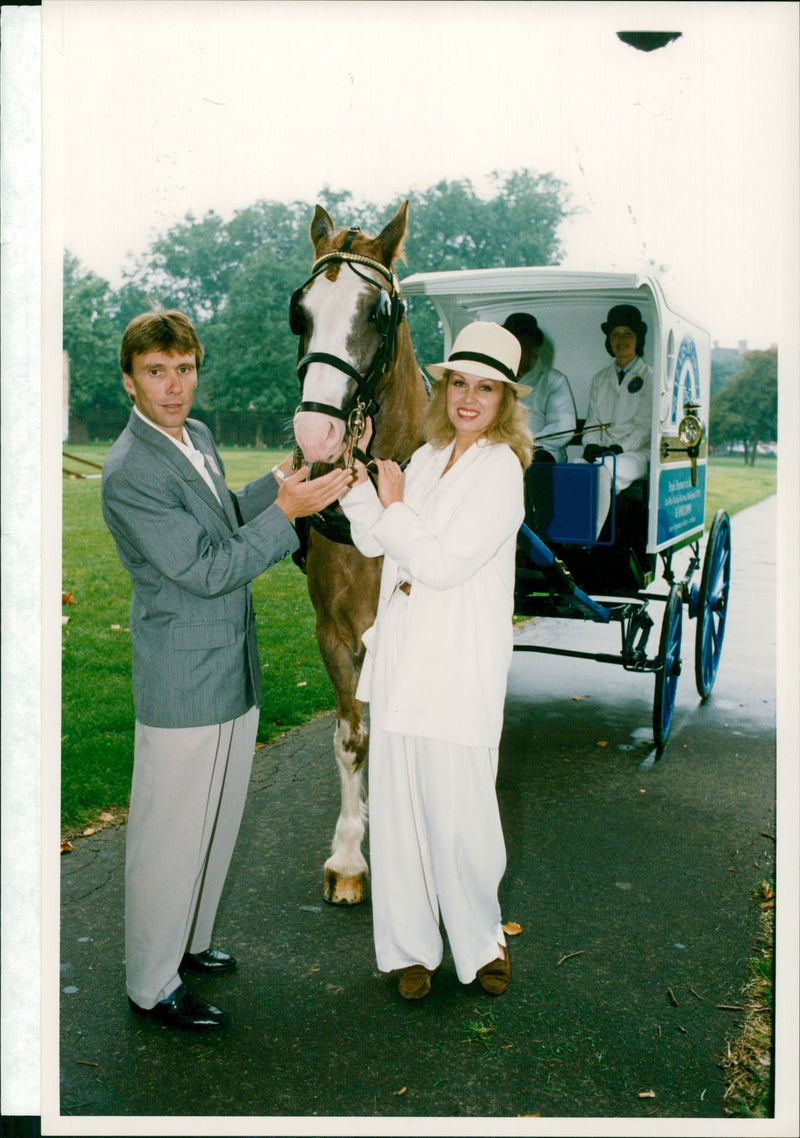 Peter Scudamore with his wife - Vintage Photograph