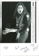 Michael Jackson American singer-songwriter. - Vintage Photograph