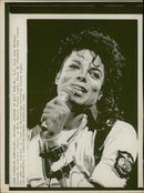 Michael Jackson American singer-songwriter. - Vintage Photograph